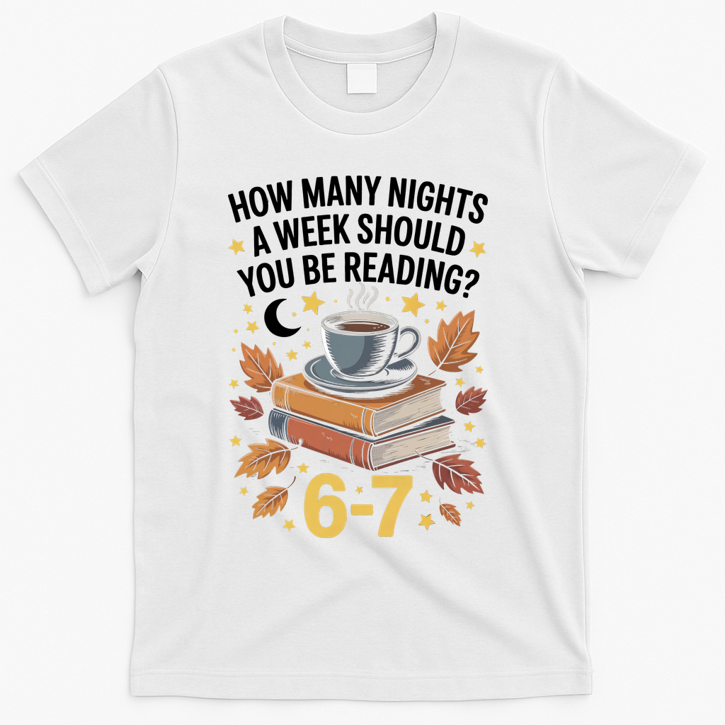 Reading 67 Six Seven Meme English Teacher Book Lover T-Shirt - White