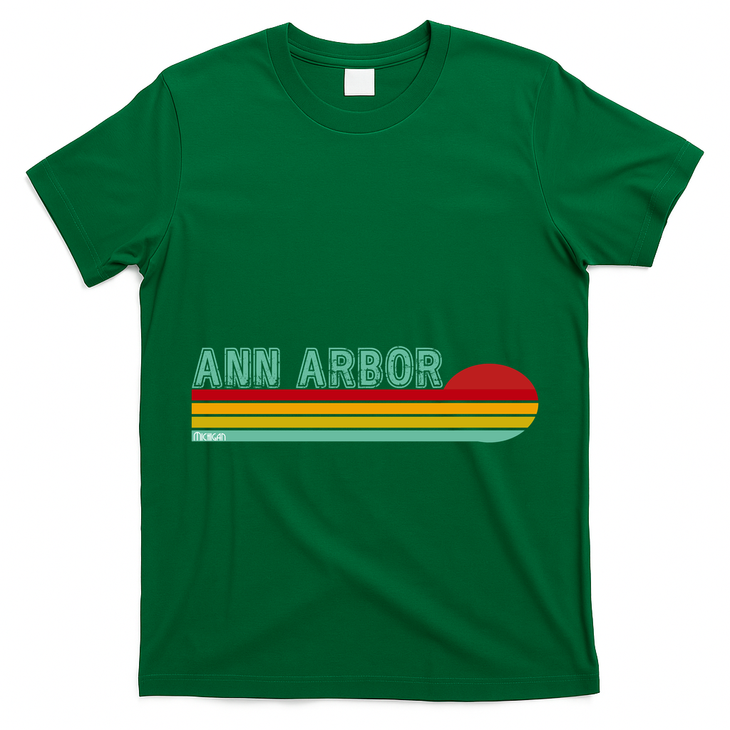 Retro Ann Arbor Michigan T-Shirt