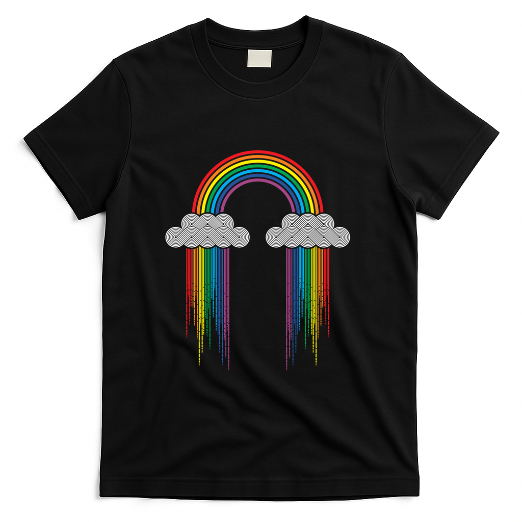 Rain and Rainbow - Black