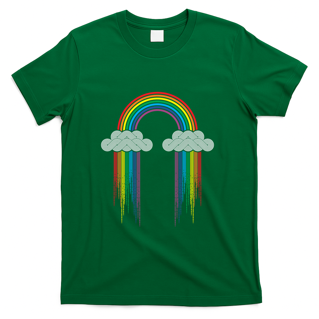Rain and Rainbow - Green