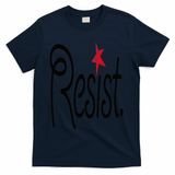 Resist, Anti Trump  T-Shirt - Navy