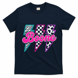Retro Boone 80s Vibes Summer T-Shirt - Navy Blue