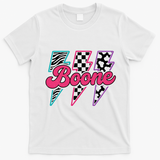 Retro Boone 80s Vibes Summer T-Shirt - White