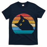 Retro Black Cat Lover Vintage Style Cats Cute Kitty Gift TShirt T-Shirt