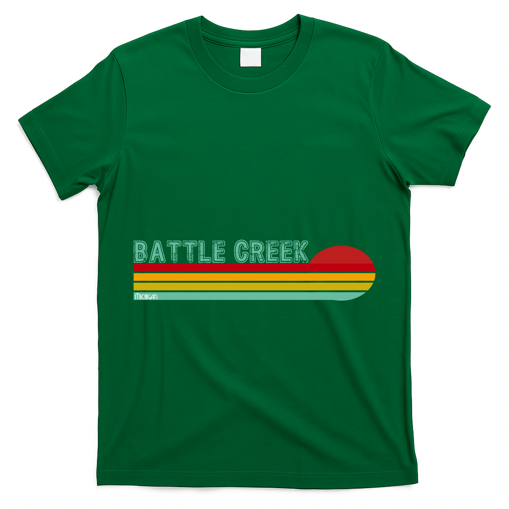 Retro Battle Creek Michigan T-Shirt