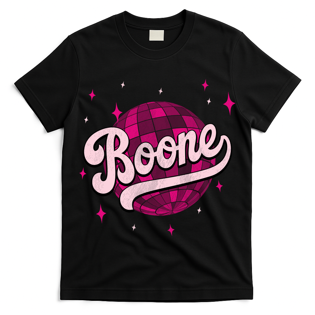 Retro Boone First Name I Love Boone 80's Vintage T-Shirt