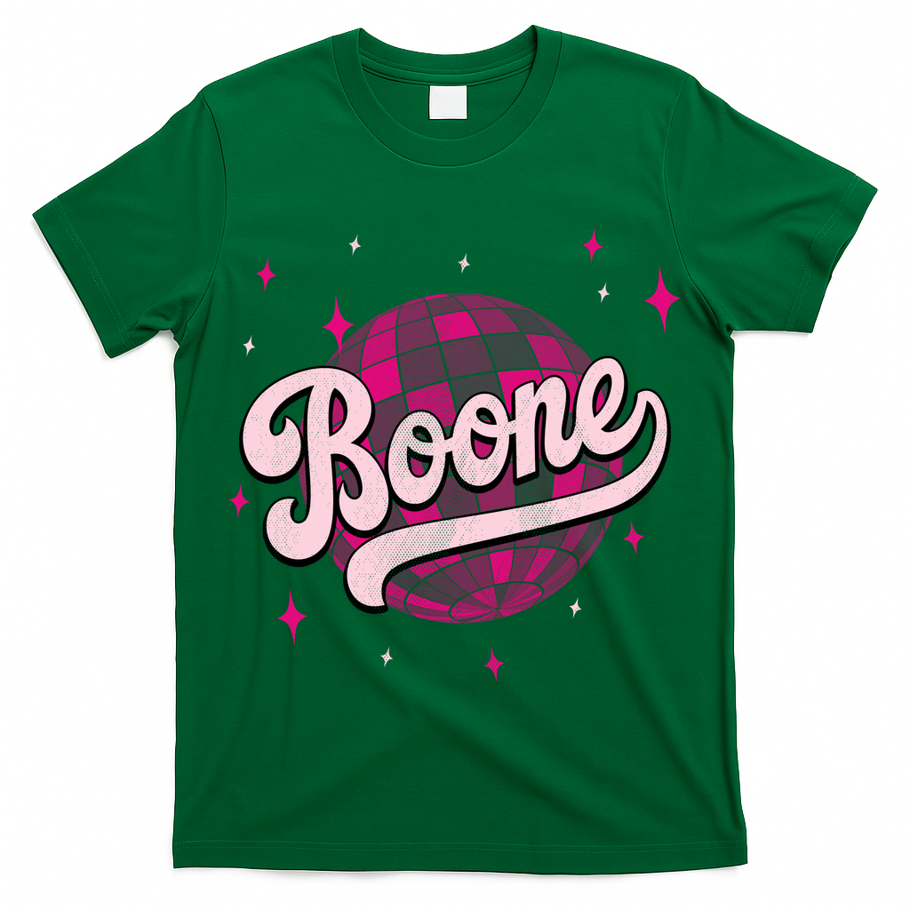 Retro Boone First Name I Love Boone 80's Vintage T-Shirt