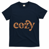 Retro Cozy Season T-Shirt - Navy