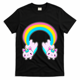 Rainbow Cat Twin Caticorns T-Shirt