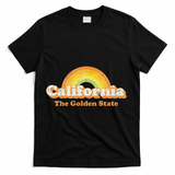Retro California The Golden State Vintage 70s T-Shirt - Black