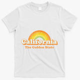 Retro California The Golden State Vintage 70s T-Shirt - White