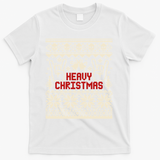 Rock Christmas Ugly Sweater Rocknroll Music Merry Christmas Gift T-Shirt - White