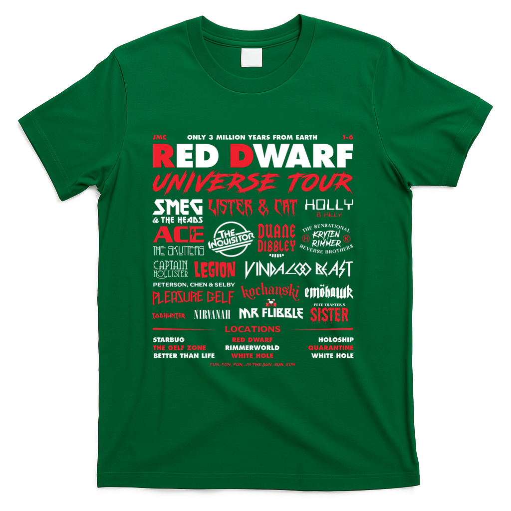 Red Dwarf Universe Tour Music Festival Parody - Green