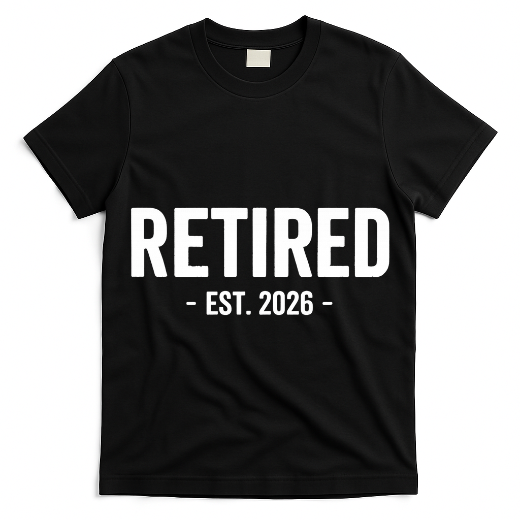 Retired Est 2026 Retirement Gift T-Shirt