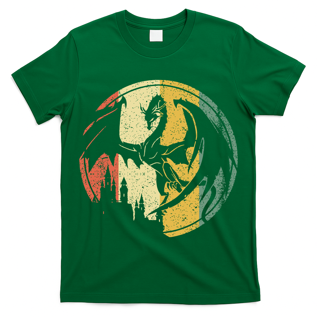 RPG Fantasy Anime Dragon Tabletop Board Game Gamer Gaming T-Shirt