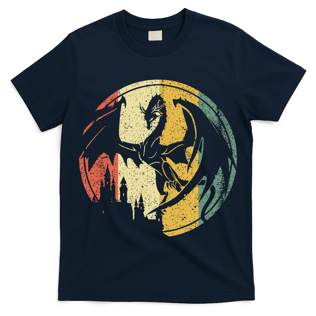 RPG Fantasy Anime Dragon Tabletop Board Game Gamer Gaming T-Shirt