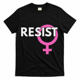 Resist Feminist Anti Trump T-Shirt - Black