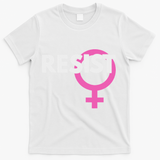 Resist Feminist Anti Trump T-Shirt - White