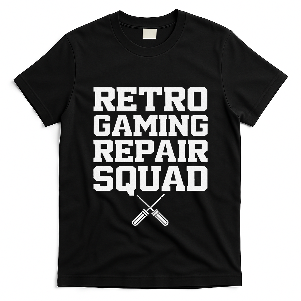 Retro Gaming Repair Vintage Console Restoration Arcade Fix T-Shirt