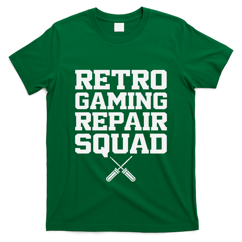 Retro Gaming Repair Vintage Console Restoration Arcade Fix T-Shirt