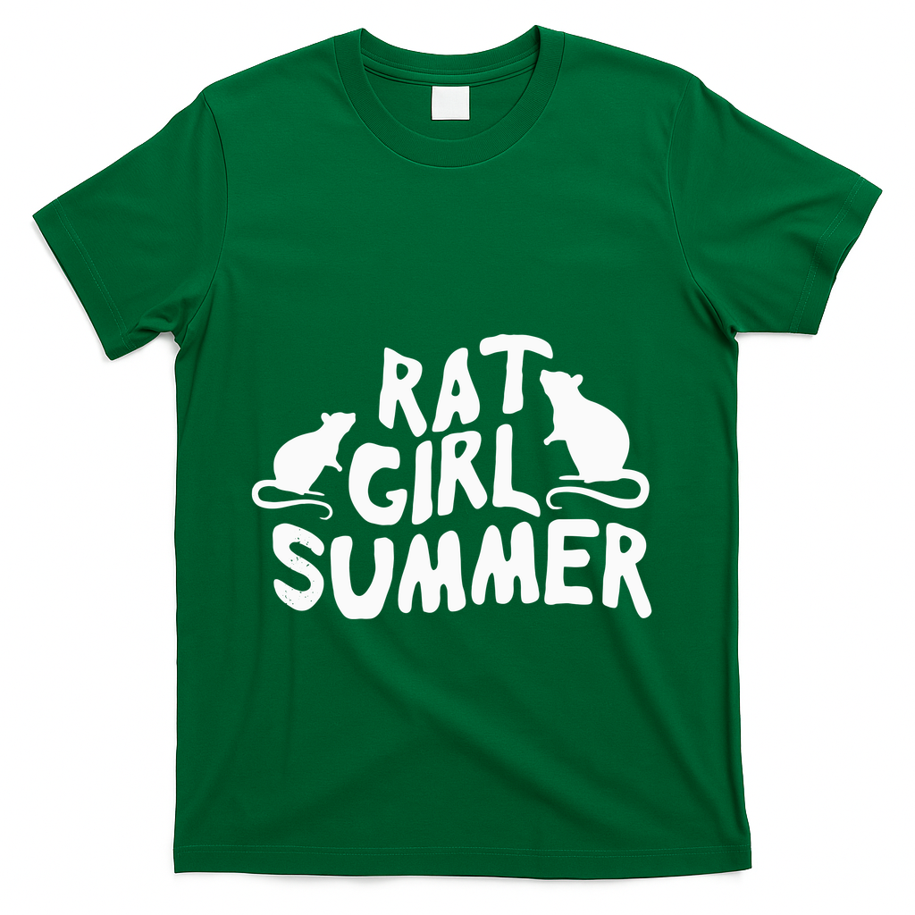 Rat Girl Summer T-Shirt - Green