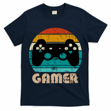 Retro Gamer Video Games Player Gaming Boys Teens Men T-Shirt