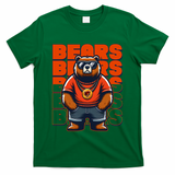 Retro Hip Hop Bears Football T-Shirt