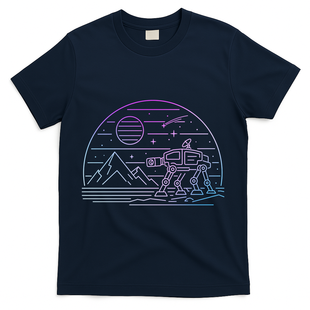 Retro Hoth T-Shirt - Navy