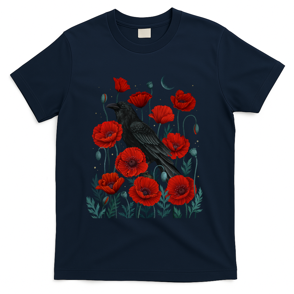 Raven in Bloom - Navy