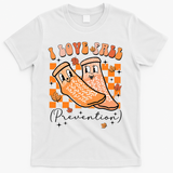 Retro I Love Fall Prevention Thanksgiving Nurse Ot Slp Pta T-Shirt - White