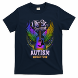 Rockstar I ROCK THE SPECTRUM Autism World Awareness Dad T-Shirt