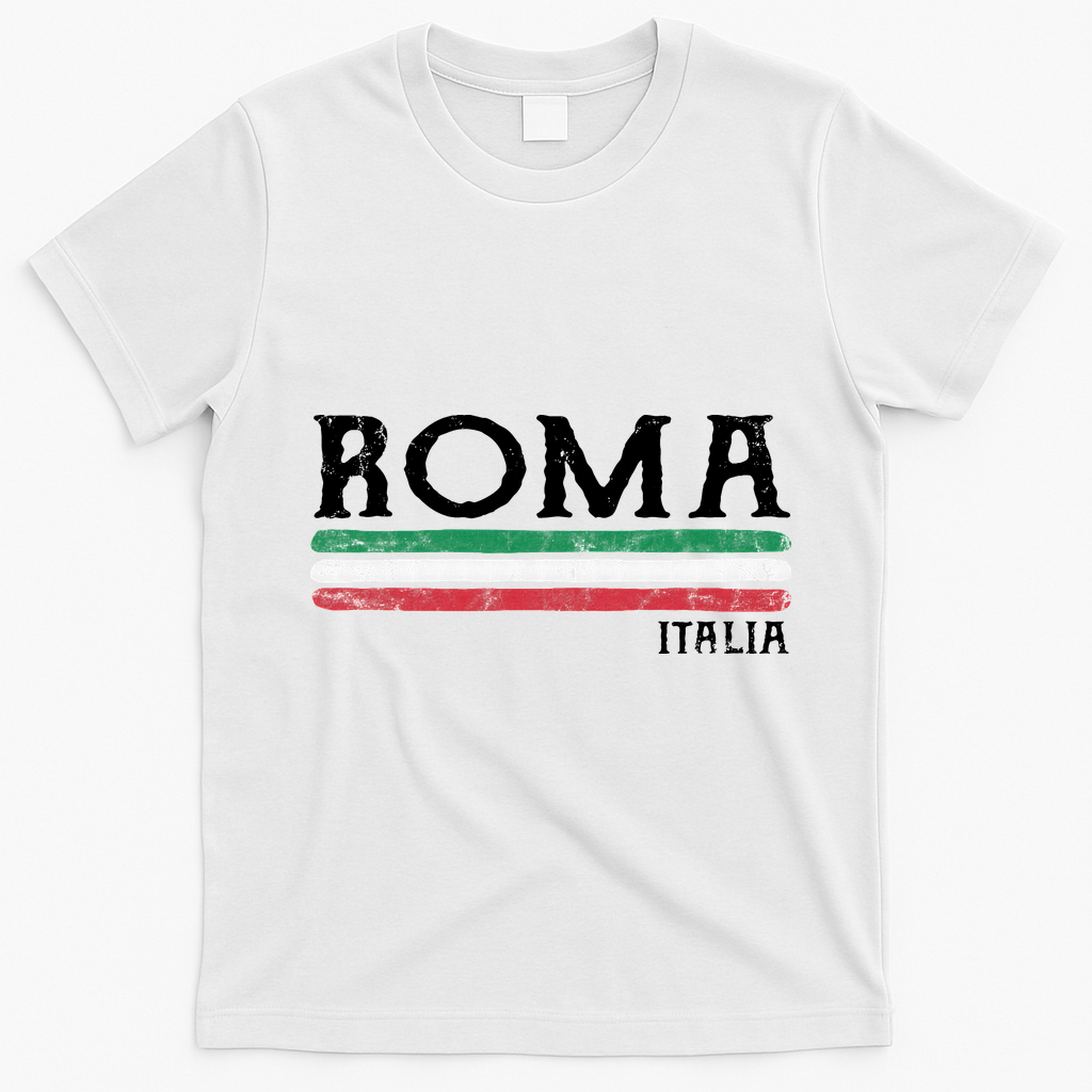 Roma Italy Rome T-Shirt - White