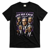 Retro Jerome Powell 90s Fan The Fed Merch T-Shirt - Black
