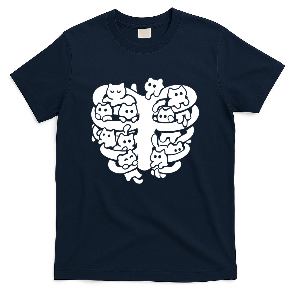 Ribcage Kittens - Navy