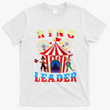 Ring Leader Costume Circus Staff Carnival T-Shirt - White