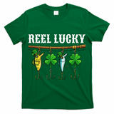 Reel Lucky St Patrick?? Day Fishing T-Shirt