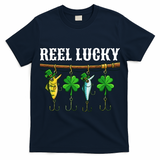 Reel Lucky St Patrick?? Day Fishing T-Shirt