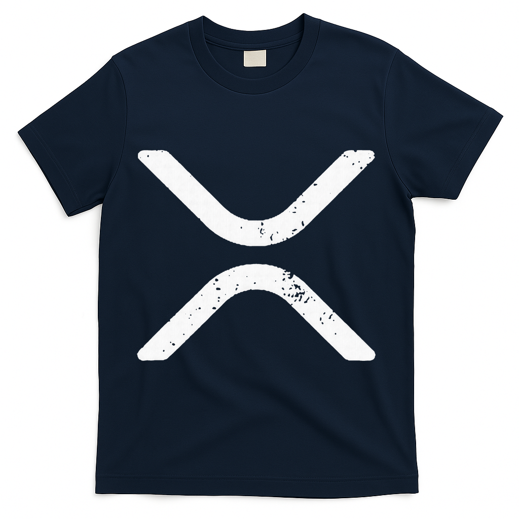 Ripple Logo XRP T-Shirt - Navy