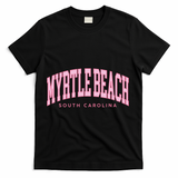 Retro Myrtle Beach South Carolina beach wo summer T-Shirt - Black