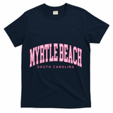 Retro Myrtle Beach South Carolina beach wo summer T-Shirt - Navy