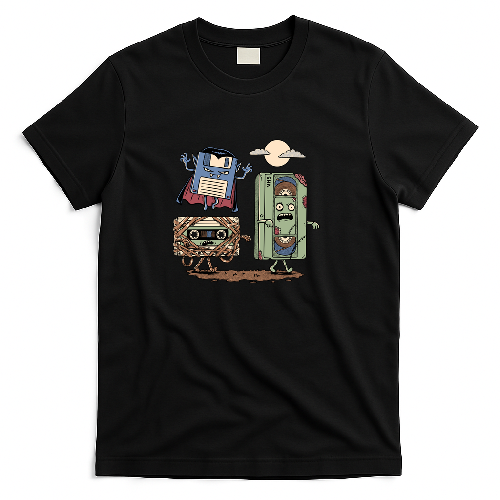 Retro Monsters - Black
