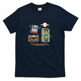 Retro Monsters - Navy