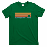 Retro Mountainscape - Green