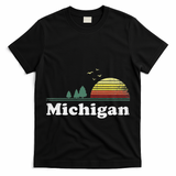 Retro Michigan Image Novelty Home Mi State Souvenir T-Shirt
