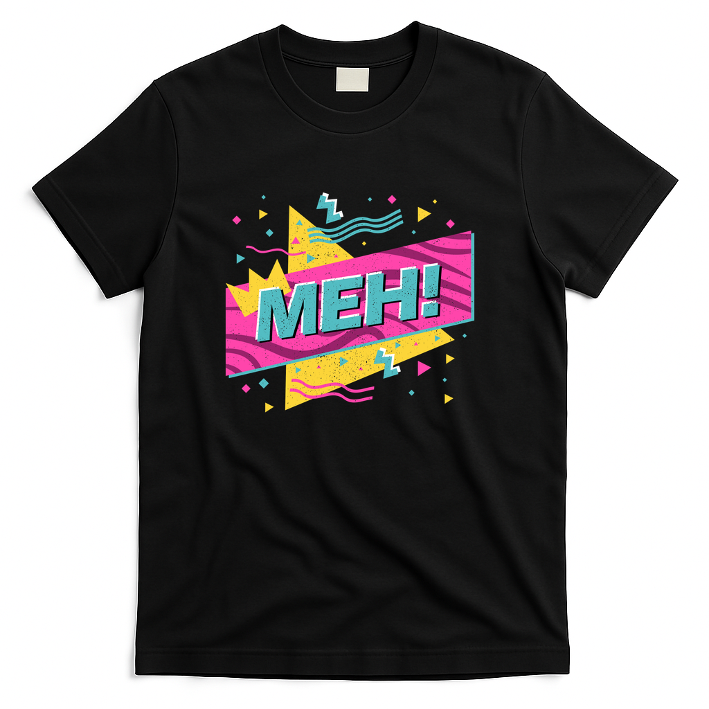 Retro Meh Memphis Style - Black