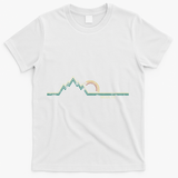 Retro Mountains Moab Utah Summer Hiking T-Shirt - White