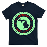 Retro Michigan The Great Lake State Logo T-Shirt