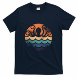 Retro Octopus - Navy
