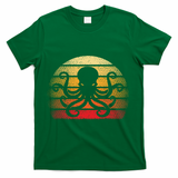Retro Octopus Vintage T-Shirt - Green
