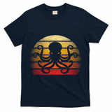 Retro Octopus Vintage T-Shirt - Navy